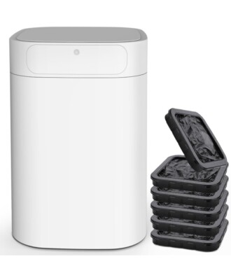 Automatic Trash Bag Townew Self Sealing Trash Can Gallons Self