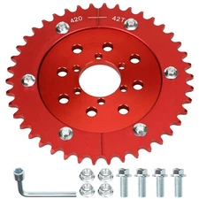 Split Sprocket 420 Chain 42 Tooth For Predator 212cc 200cc 196cc 6.5hp Go Kart