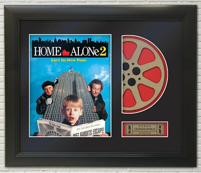 Home Alone 2 framed Reproduction Poster Reel Display 