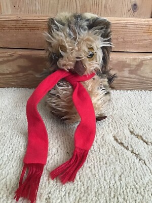 Vintage 1977 Dakin Pillow Pets Tawny braune Eule weiches Plüschtier 7 Zoll