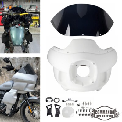 Front Fairing Mount Kit For Harley Low Rider Fat Boy Street Bob