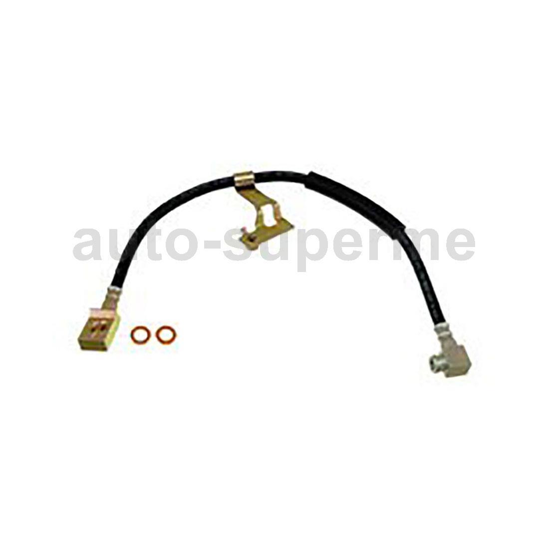 Front Set Brake Hose Line 2x For Plymouth Caravelle 5.2L 1988