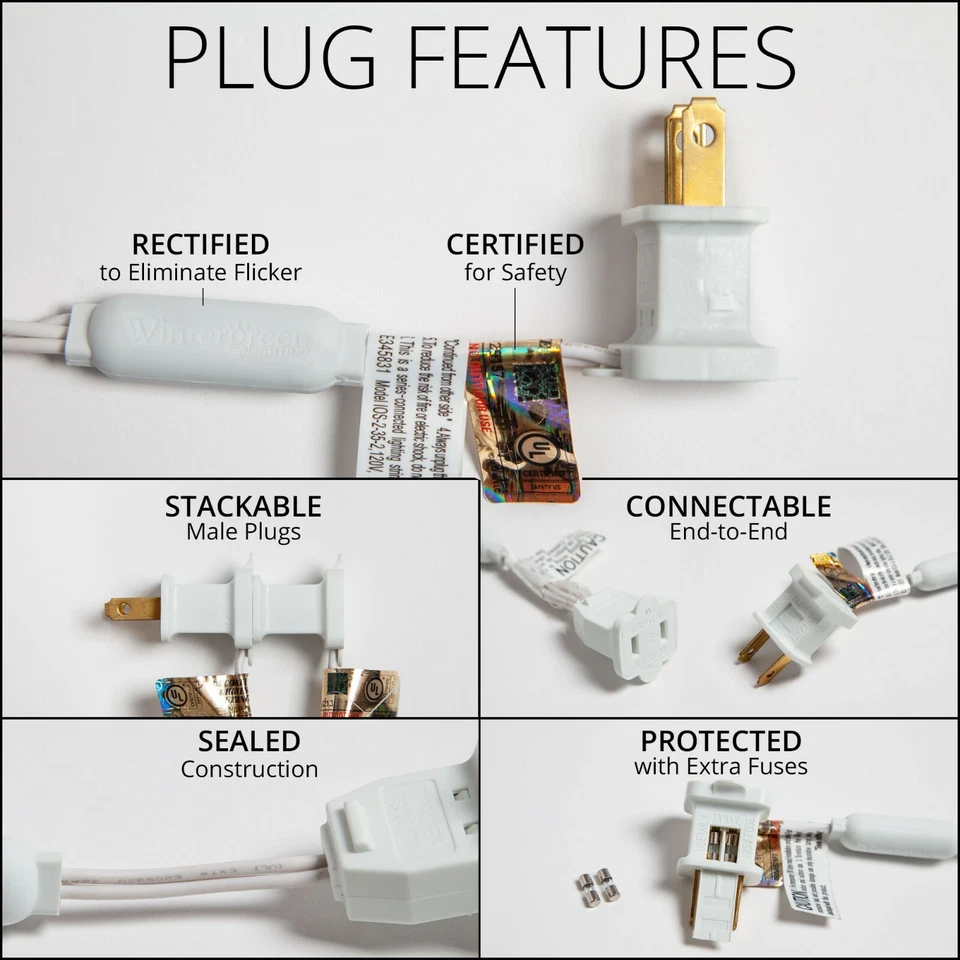 70 LED Icicle Christmas Lights Indoor Outdoor String Wedding Party Connectable - Image 3 of 3