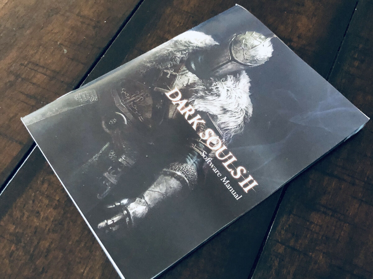 Dark Souls II 2 Collectors Edition Manual Booklet Insert, From Software  Japanese