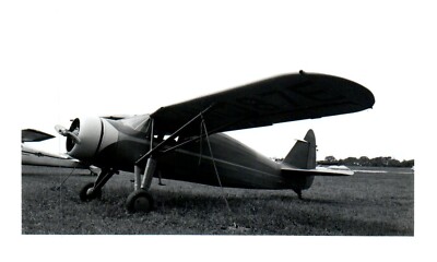 Fairchild 24 Warner Airplane Vintage Miles Blaine Photograph 5x3.5'' NC187E