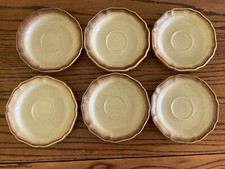 Vintage Japanese Stoneware Ruffled Edge Pie Dish 9" — listing 5