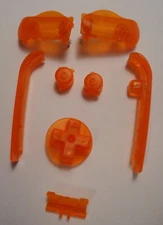 Game Boy Advance BUTTONS PADS SET Nintendo GBA start select AGB-001-Clear Orange