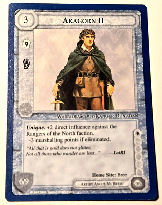 1x Aragorn II Unlimited NM/M Middle Earth MECCG CCG Rare + Fast Ship!