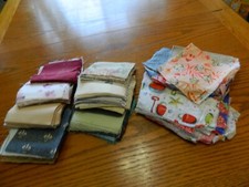 L-24 LARGE LOT OF CUT COTTON QUILTING SQUARES
