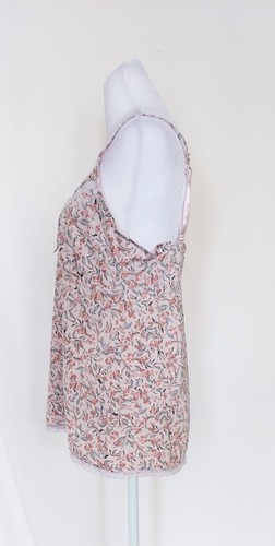 Marilyn Monroe Cami Womens XL Pink Floral Lace Babydoll Camisole - Picture 4 of 7