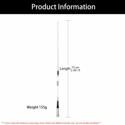 Diamond SG-M507 Dual Band Antenna Set For TH-8600 MD9600 WP-9900
