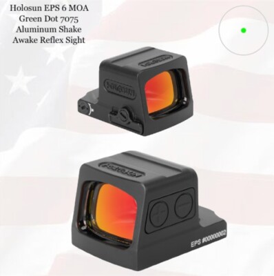 Holosun EPS Carry Red 2 Dot Sight - Black (EPS-CARRY-RD-2) for