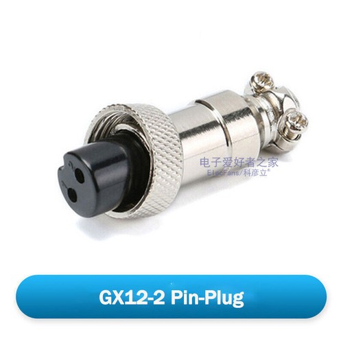 2 3 4 5 6 8 Pin Metal Male Female Panel 12mmGX12 Aviation Plug Cable Connector - Picture 16 of 24