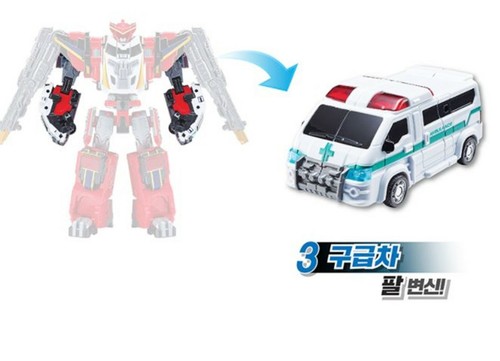 TOBOT V GIGANT SAVER Full Box Transformer Robot Toy- Gigant V & Twin Blade 2022 - Picture 8 of 12