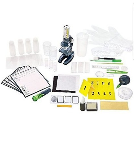 Edu Science Deluxe Forensic Crime Lab Mikroskop 50+ Stück Factory Sealed - Bild 3 von 3