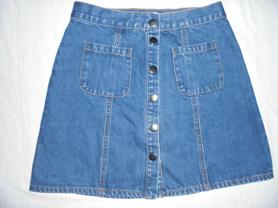 Jupe Courte De Grossesse Stéréo Maman – Jeans élastiqué Taille 46 – Occasion Très Bon état