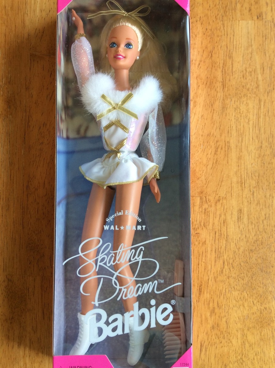 1996 SKATING DREAM BARBIE 17244 ORIGINAL BOX UNOPENED