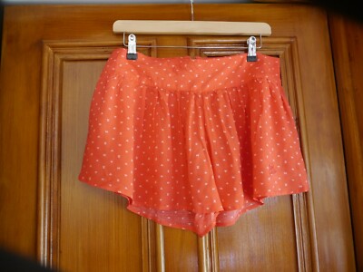 Short Rip Curl Gesse - Rouge Cayenne - Taille 28 - Skort En Viscose Stretch - Neuf Avec étiquettes