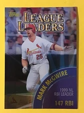 MARK McGWIRE & MANNY RAMIREZ 2000 TOPPS BASEBALL CARD # 463 MINT 💎Read 