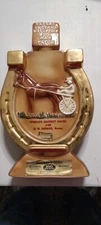 RARE 1970 Dan Patch World's Fastest Racer Old Mr. Boston Whiskey Decanter EMPTY
