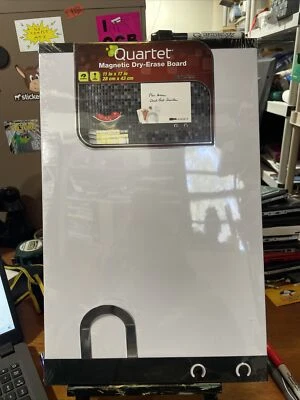 Quartet Magnetic Dry-Erase Board Frameless 11" x 17" Hanging Hardware Included