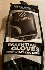 Sanabul Essential Boxing Gloves 8 oz Silver Faux Leather EUC in Package 50030