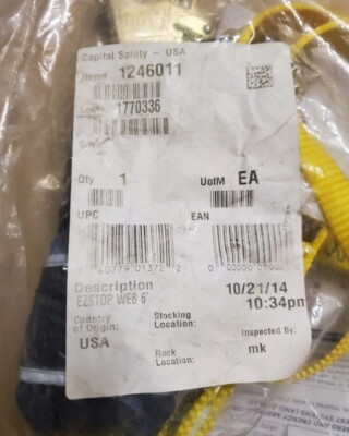 Produktbild von DBI/SALA 1246011 EZ-Stop – Stoßdämpfendes Schlüsselband, 6 Fuß – NEU Alter Lagerbestand