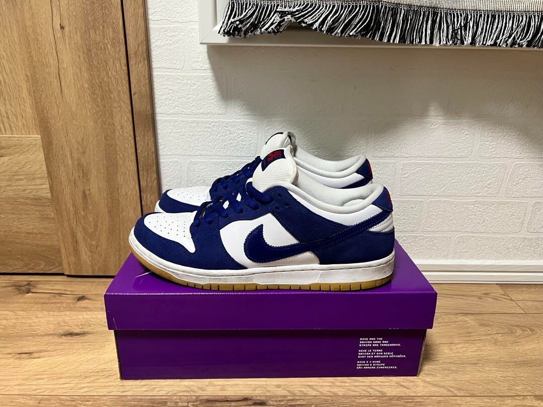 Nike Sneakers Shoes SB Dunk Low Losangeles Dodgers Size