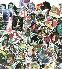 100 Piece Disney Princess Decal Fun Water Bottle Laptop Wall Sticker Pack