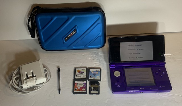 nintendo 3ds midnight purple