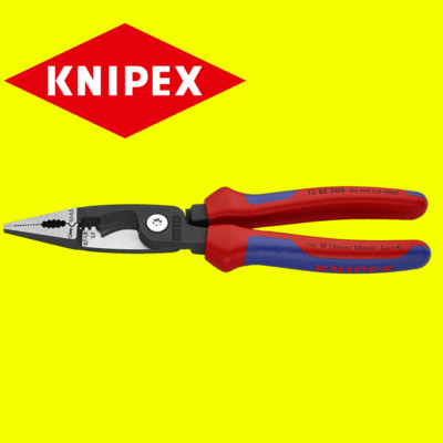 KNIPEX 1382200 Zange für Elektroinstallation Mehrkomponentengriffe 200 mm