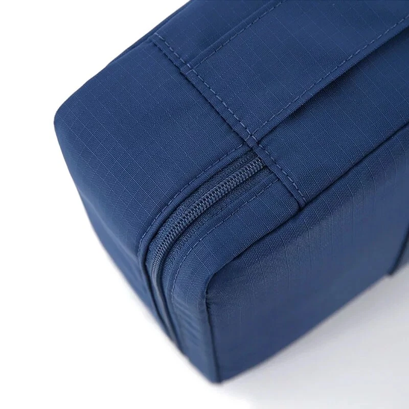 Travel Cosmetic Bag Toiletry Wash Zip Pouch Multi Function Women Makeup Case NEW - Image 3 of 4