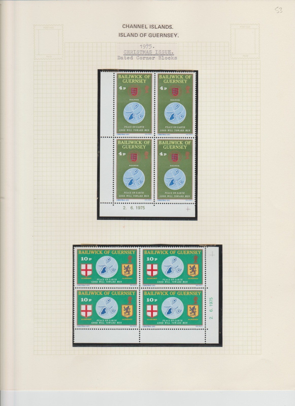197476 GUERNSEY STAMPS & CYLINDER BLOCKS COLLECTION IN UM/MINT