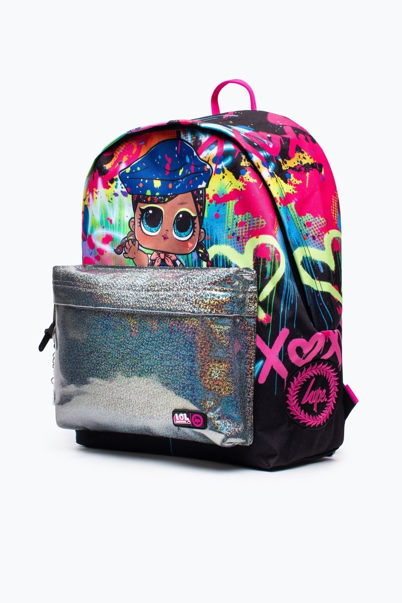 HYPE x Surprise Drip Drop Multi Coloured Backpack UK