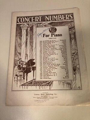 Concert Numbers For Piano Series Four Century Music Publishing Vintage ...