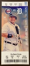 Miguel Cabrera 9/21/17 Detroit Tigers MLB ticket stub vs Minnesota Twins