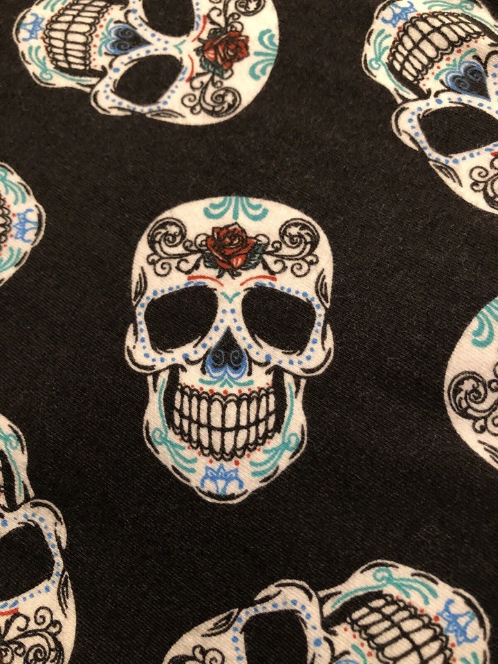 Leggings tobilleros NO LIMITS Juniors talla L (11-13) día de los muertos/cráneo de azúcar Foto 3 de 4