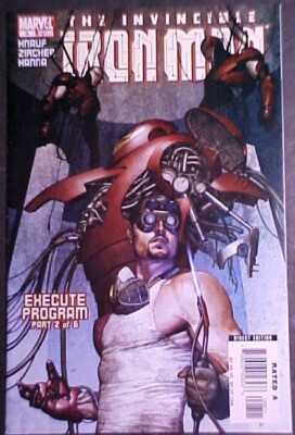 IRON MAN #8! EXECUTE PROGRAM PT 2! VF 2006 MARVEL COMICS