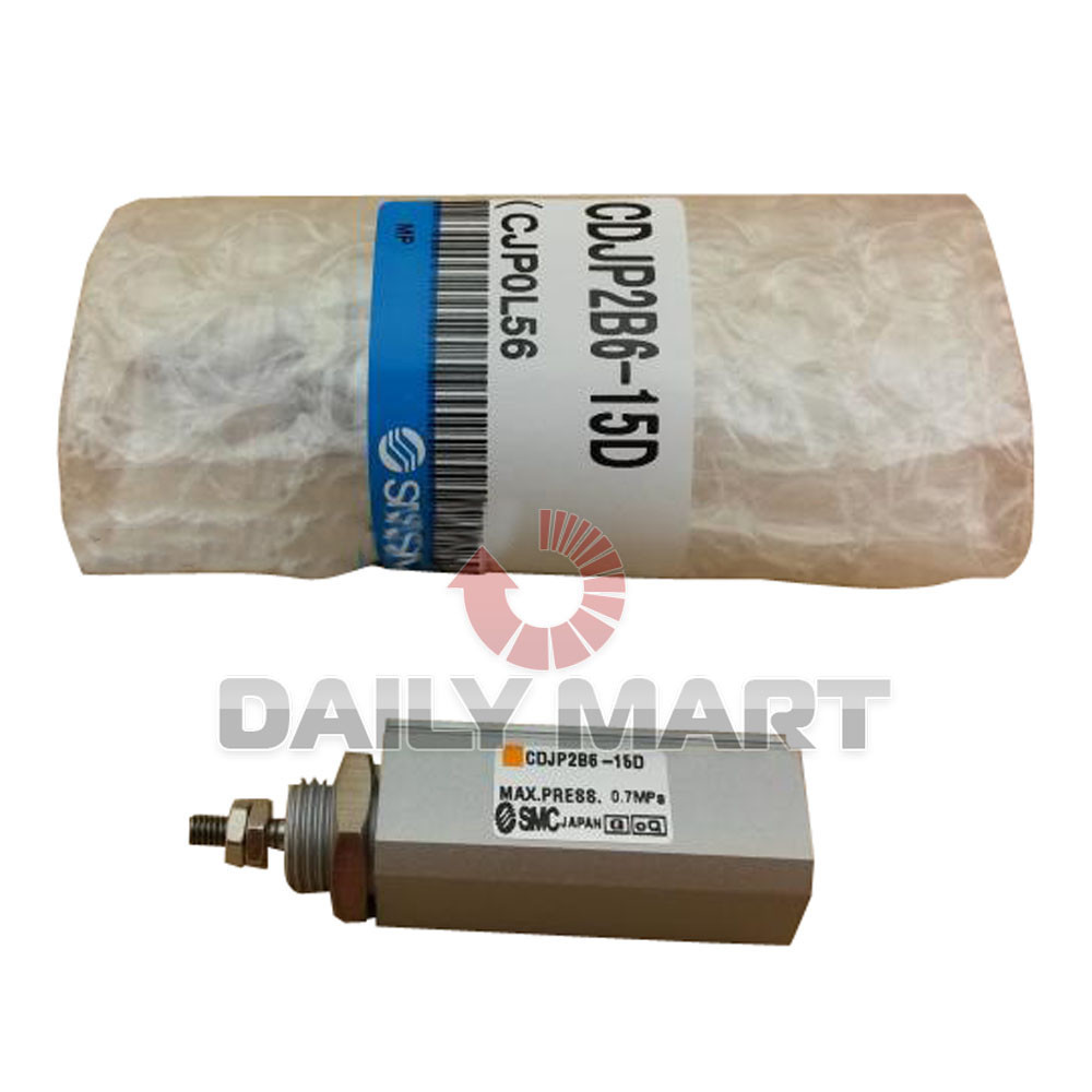 SMC NEW CDJP2B6-15D PLC Double Acting Cylinder