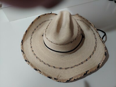 LADIES BULLHIDE BY MONTECARLO BEIGE COWBOY HAT | eBay display picture 1