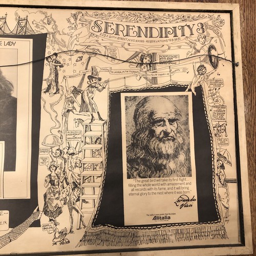 Rare Vintage 73 Serendipity 3 Framed Menu Famous New York City Movie Restaurant - Picture 24 of 24