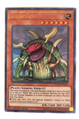 yugioh gigaplant deck Yu-Gi-Oh! - (PTDN-EN026) - Phantom Darkness - 1st Edition From the Phantom Darkness set Yugioh: Plant Monsters Deck Set