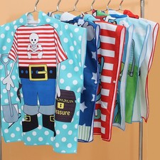 Toddler Bath Towel Cute Soft Hooded Absorbent Quick Dry Cotton Unisex Kids