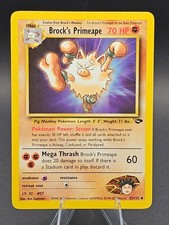 Pokémon TCG Vintage 2000 Brock's Primeape Uncommon Gym Challenge 35/132 LP-MP on eBay