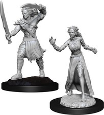 Magic the Gathering Unpainted Minis: W13 Vampire Lacerator & Vampire Hexmage