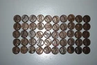 1939-D Lincoln Wheat Cent EF AU Roll Of 50 Coins  RL126