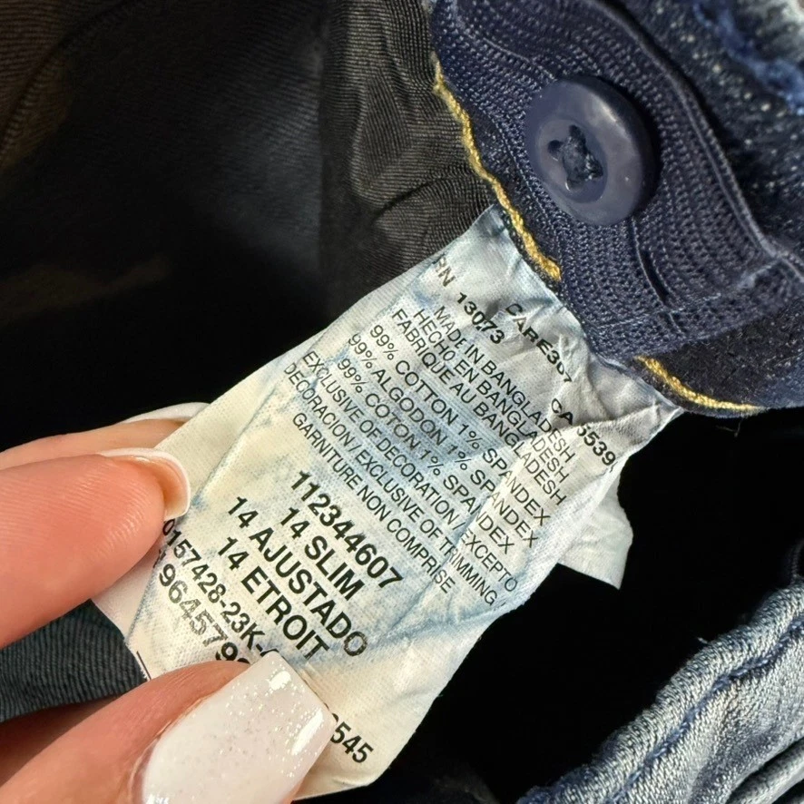 Jeans Wrangler Retro Slim Bootcut Niños Talla 14 Azul Denim Elástico Foto 3 de 4