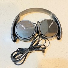 Sony MDR ZX110 Wired On Ear Headphones Black 3.5mm Foldable Stereo
