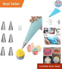 Essential Piping Bag Set with Stainless Steel Icing Tips  Pastry Bag for Cakes
