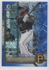 2022 Bowman Chrome Prospects Blue Shimmer Refractor 101/150 Rodolfo Nolasco 4a7
